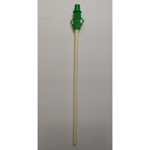 Mr Peanut Vintage Green Drinking Straw 1950s Planters Peanuts Pop Culture Promo - Picture 5 of 7